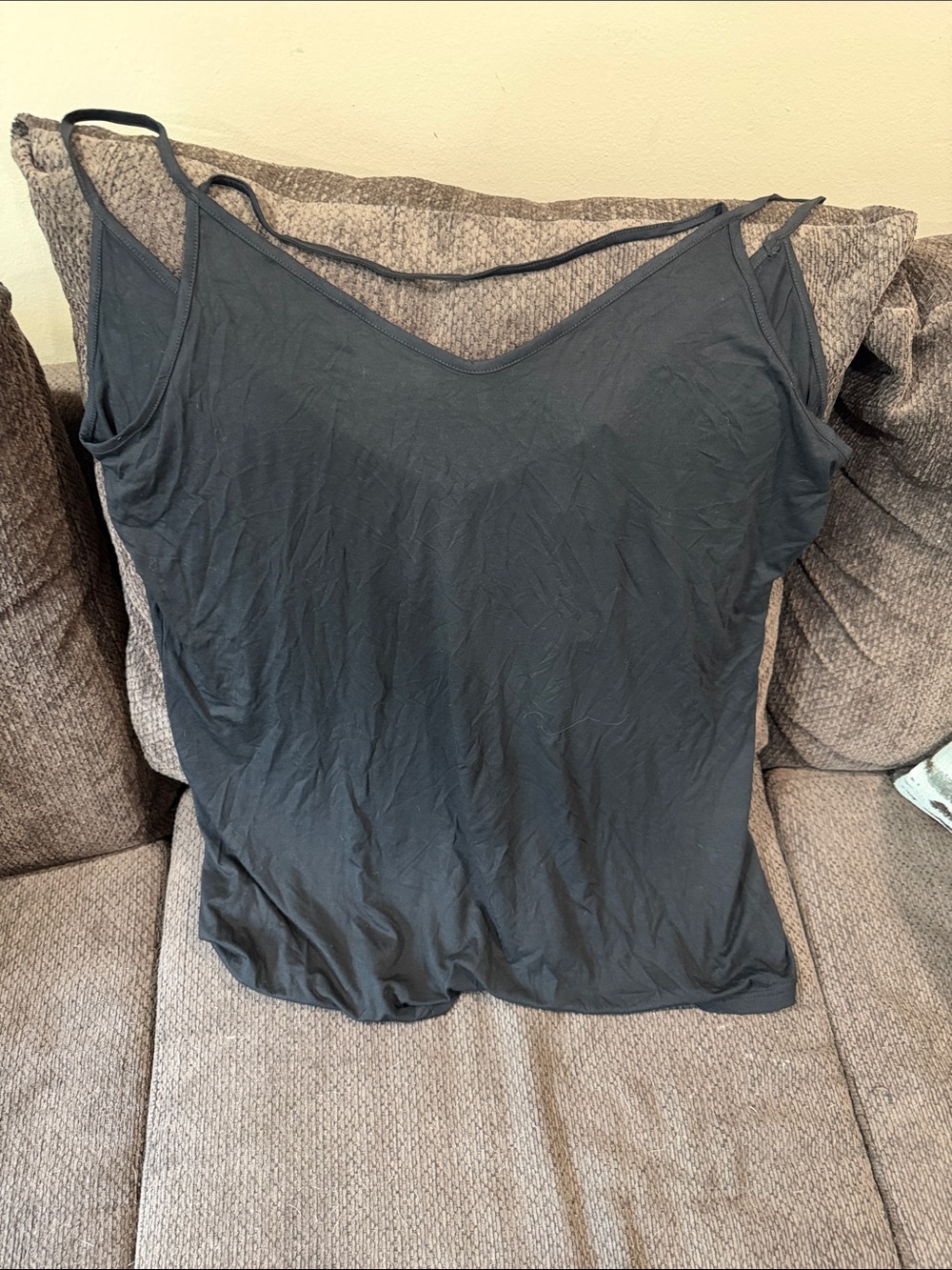 Everyday Black V-Neck Spaghetti Strap Camisole